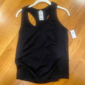 NWT Old Navy Black Seamless Performance Tank Top size Large